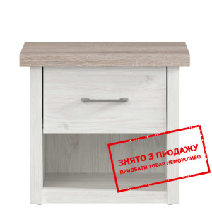 Тумба приліжкова Luca Juzi KOM1S BRW з 1 шухлядою ...